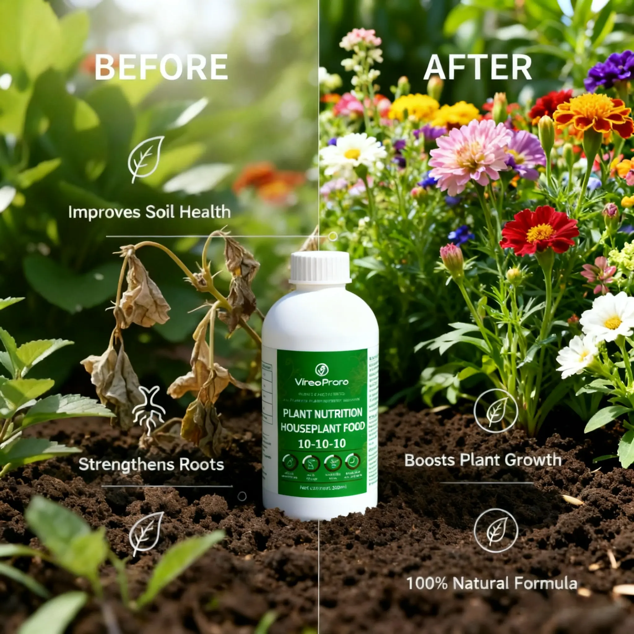 E03   Liquid Plant Nutrient Concentrate – Support Strong and Balanced Growth for Your Garden