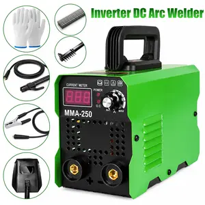 110V Portable Lightweight DC Inverter Stick Welder, Complete Digital Welding Kit with LCD Display, Auto Current Matching, Beginner-Friendly Arc Welding Equipment, Complete Welding Kit, Dc Inverter Welder