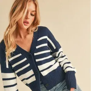 Aemi & Co Latoya knitted button down cardigan