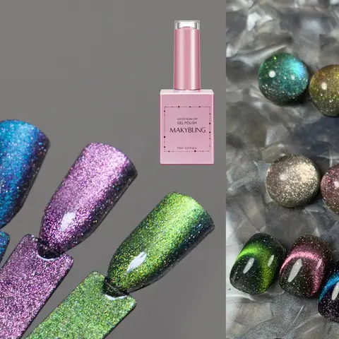 15ml Dream Dynamic Cat Eye Gel Galaxy Aurora Gel Polish