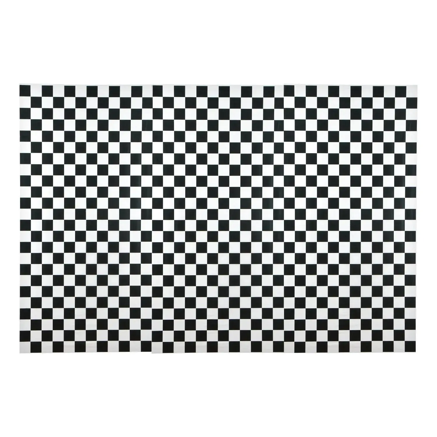 9 Ft. x 6 Ft. Black & White Checkered Polyester Backdrop Banner