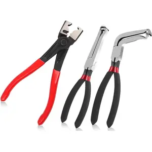 3 Pack Electrical Disconnect Pliers Pro Set,Electrical Connector &  Line Clip Remover Tools Professional Kit for  Automotive Electrical Tools Hose Disconnect ToolsTrucks Repair Disconnector