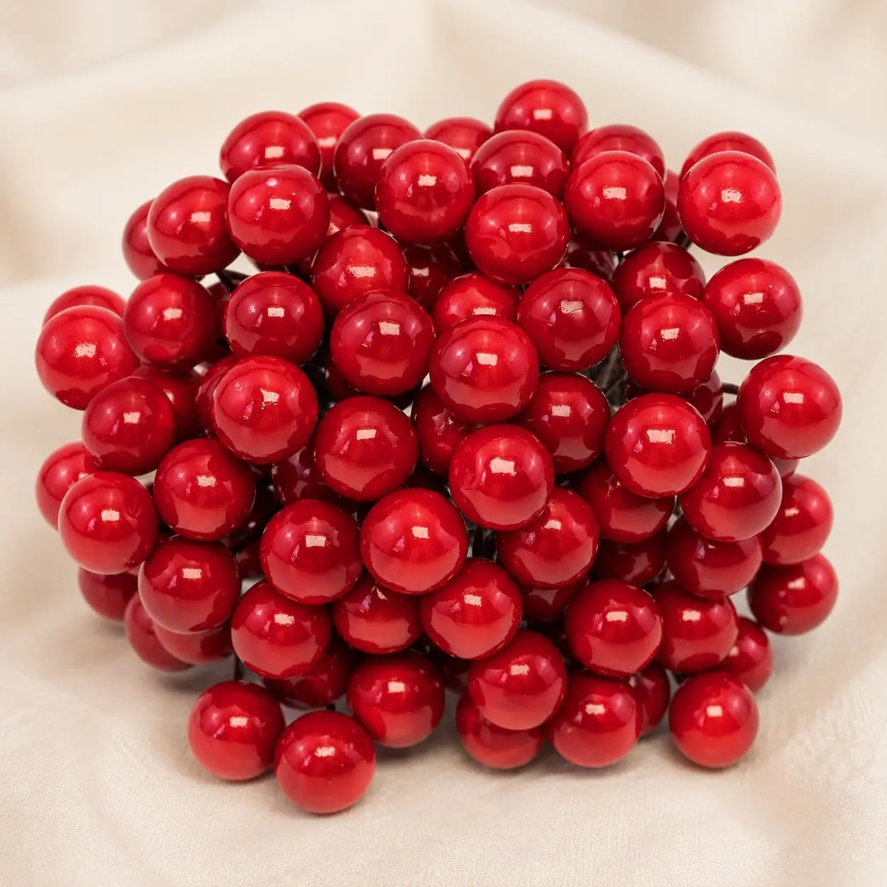 DIY Cranberry Vine Wreath Kit, Christmas Tree Decor Craft Set, Home Party Hanging Art, Handmade Berry Garland Supplies,  Red Berry Home Decor Materials
