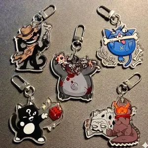 5 Ops MEWGENICS Boss Acrylic Keychain, Gift for Fans