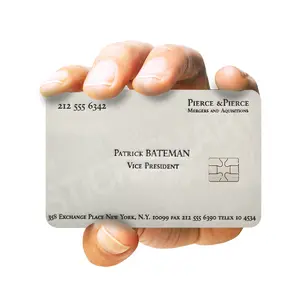 Patrick Bateman Credit card skin with EZ applicator included!