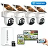 Anran 4CH Solar Wireless Outdoor Home Camera System - WiFi Surveillance Camera, 1440p Color Night Vision, Alarm Push, 2-Way Talk, Expandable Local Storage, IP65 Waterproof, Manufacturer Warranty, Manufacturer Warrenty