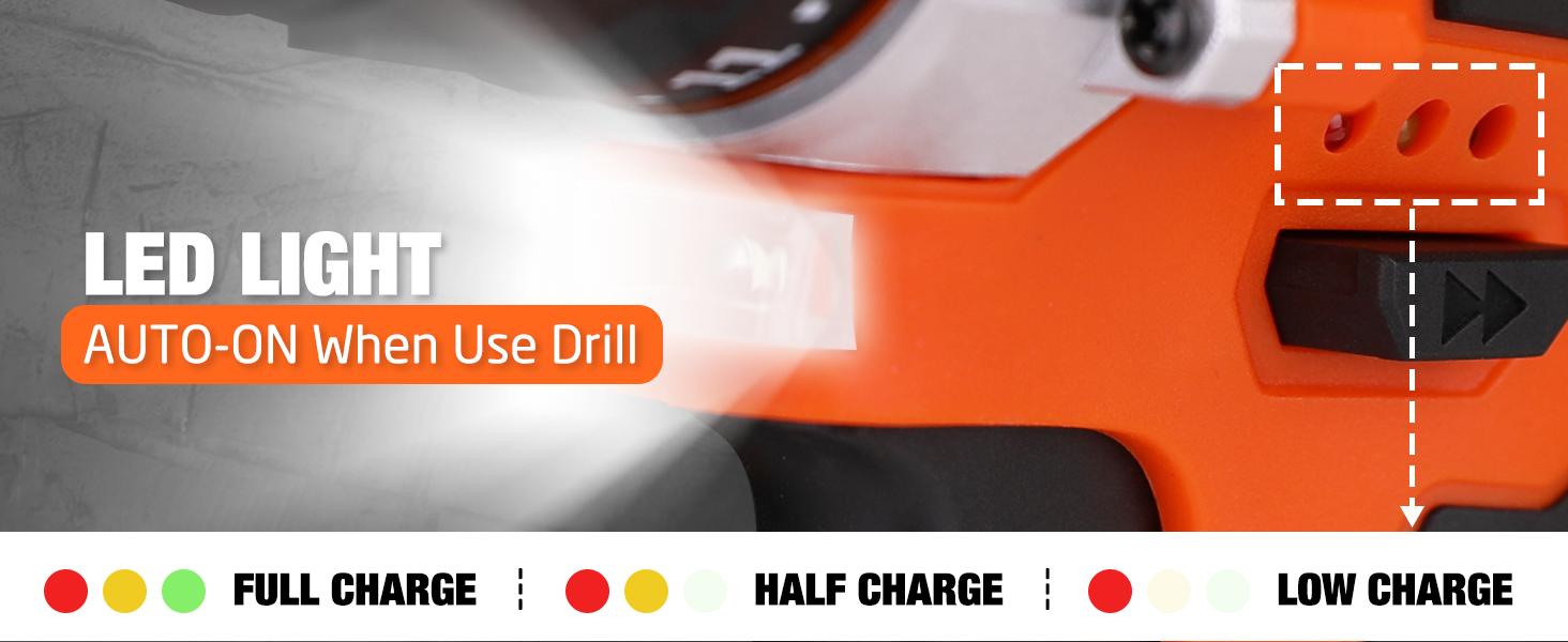 255-Piece Tool Set - Tool Kit with 12V Cordless Drill Driver, Toolbox Storage Case with Drawer, General Household Drill Set for DIY Projects, Home Repairs, Handyman