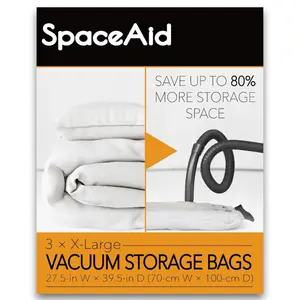 SpaceAid Vacuum Storage Bags X-Large 3 Pack