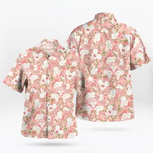 Kawaii On The Outside, Trouble On The Inside – Maushold Smogon Hawaiian Shirt – Cute Pink Pattern for PKM Fans