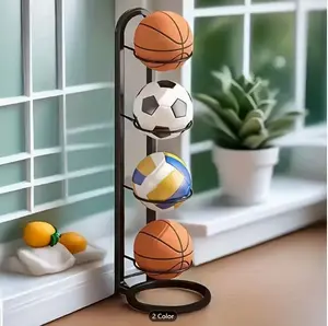 4 Tier Basketball StandBasketballFootballVolleyballBall StowageBall Stand