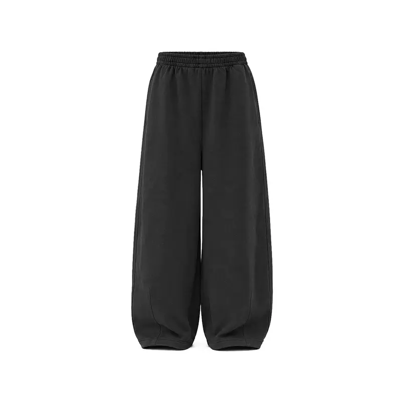 FDR Cotton Washed Wide Leg Sweatpants Unisex Casual Baggy Track Pants Basic Versatile Everyday Comfy Lounge Pants for Men Women Streetwear Loose Fit Joggers Minimalist Bottom
