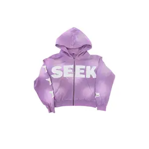 SEEK ZIPUP Unisex Cotton Hoodie