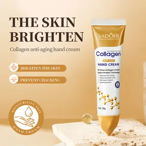 Collagen Intensive Hand Cream, Overnight Repair Moisturizer for Dry & Cracked Hands, Non-Greasy Deep Hydration Hand Lotion for Smooth, Soft Skin