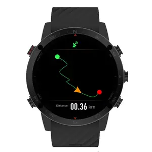 Sunroad GPS sports watch men digital watch waterproof swim running cycling climb hiking altimeter barometer compass wristwatch