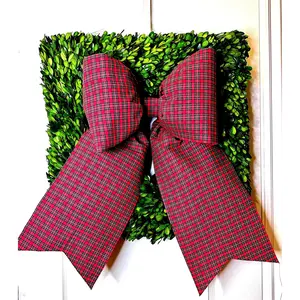 Royal Stewart Tartan Mega, Grande and classic Bows for Doors, wreaths and Decor.   All size options and prices below