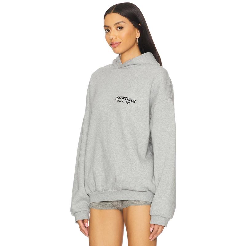 Fear of God ESSENTIALS Fleece Hoodie in Homestead Heather Unisex