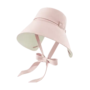 Beneunder Women's Vintage Bucket Hat UPF50+ Sun Protection Hat Pink