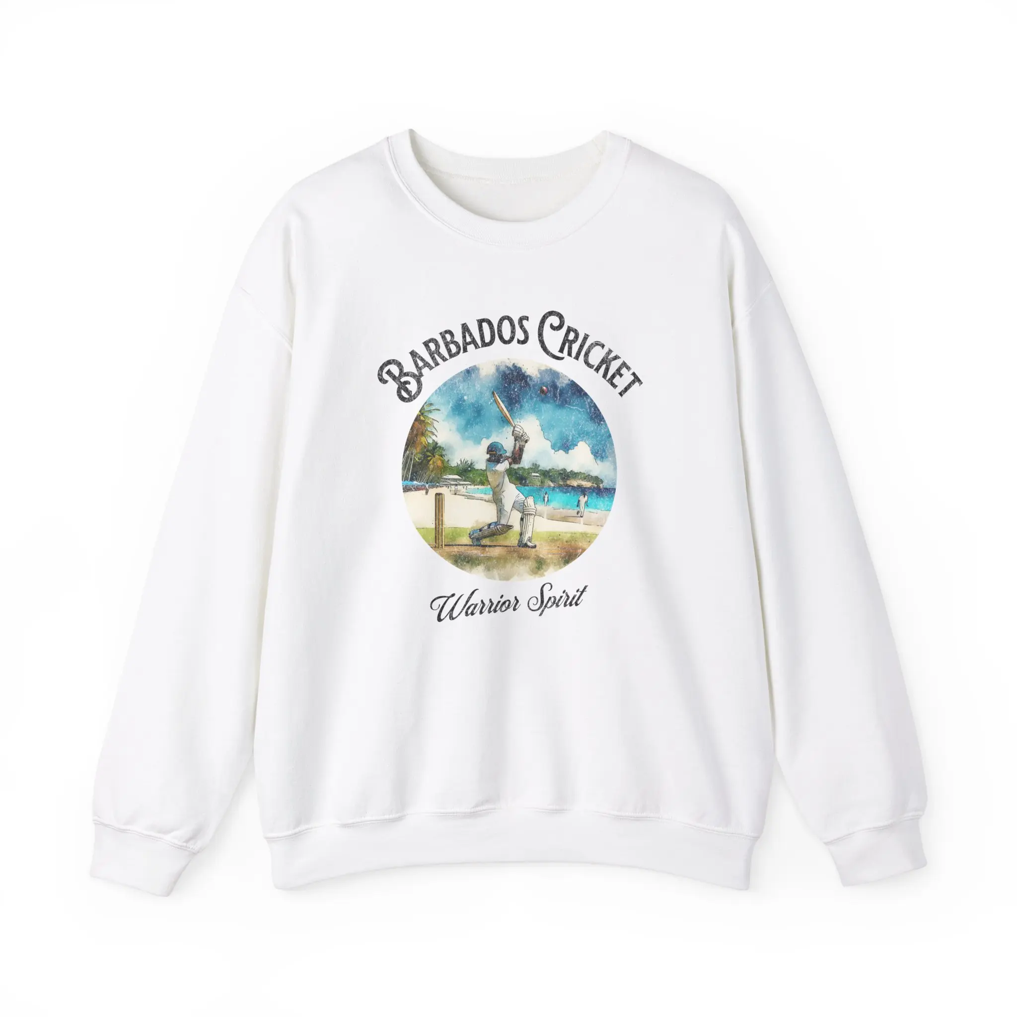 Barbados Cricket: Unisex Heavy Blend™ Crewneck Sweatshirt