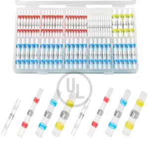 UL Listed 158 count Heat Shrink Solder Seal Wire  Connectors - 12-10, 16-14, 22-18, 26-24 AWG, 4 Gauges Marine Grade  Stick Tube Kit for , Automotive Solderstick