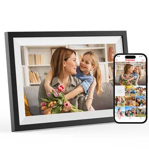 Digital Photo Frame,10.1 Inch Frameo Digital Picture Frame, 1280x800 IPS LCD HD Touch Screen,Auto-Rotate,16GB, Supports SD Cards,Share Photos and Videos Instantly from Anywhere,Easy Setup Over WIFI,Record Your Child's Growth and Heartwarming Moments