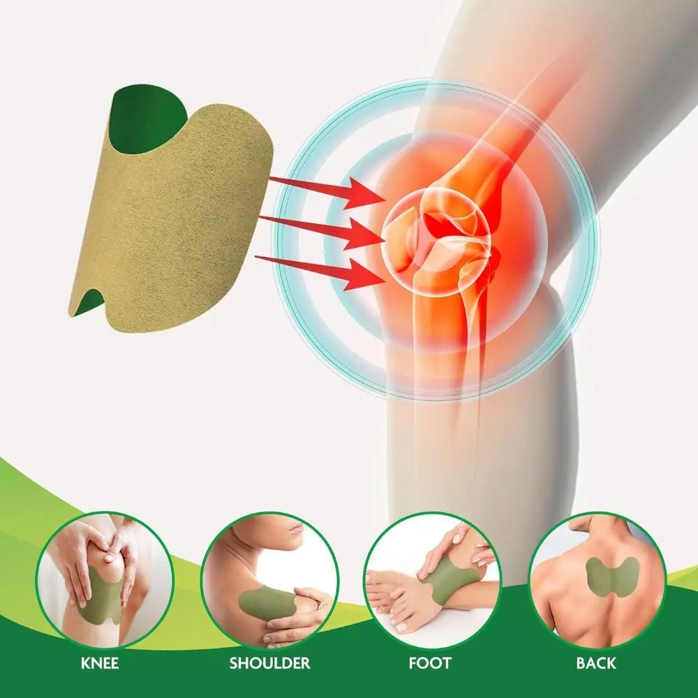 72PCS Knee Patches, Warming Herbal Relief Patches for Knee, Natural Wormwood Extract Sticker for Knee,Shoulder,Back,Neck Healthcare Aid Gentle Gift