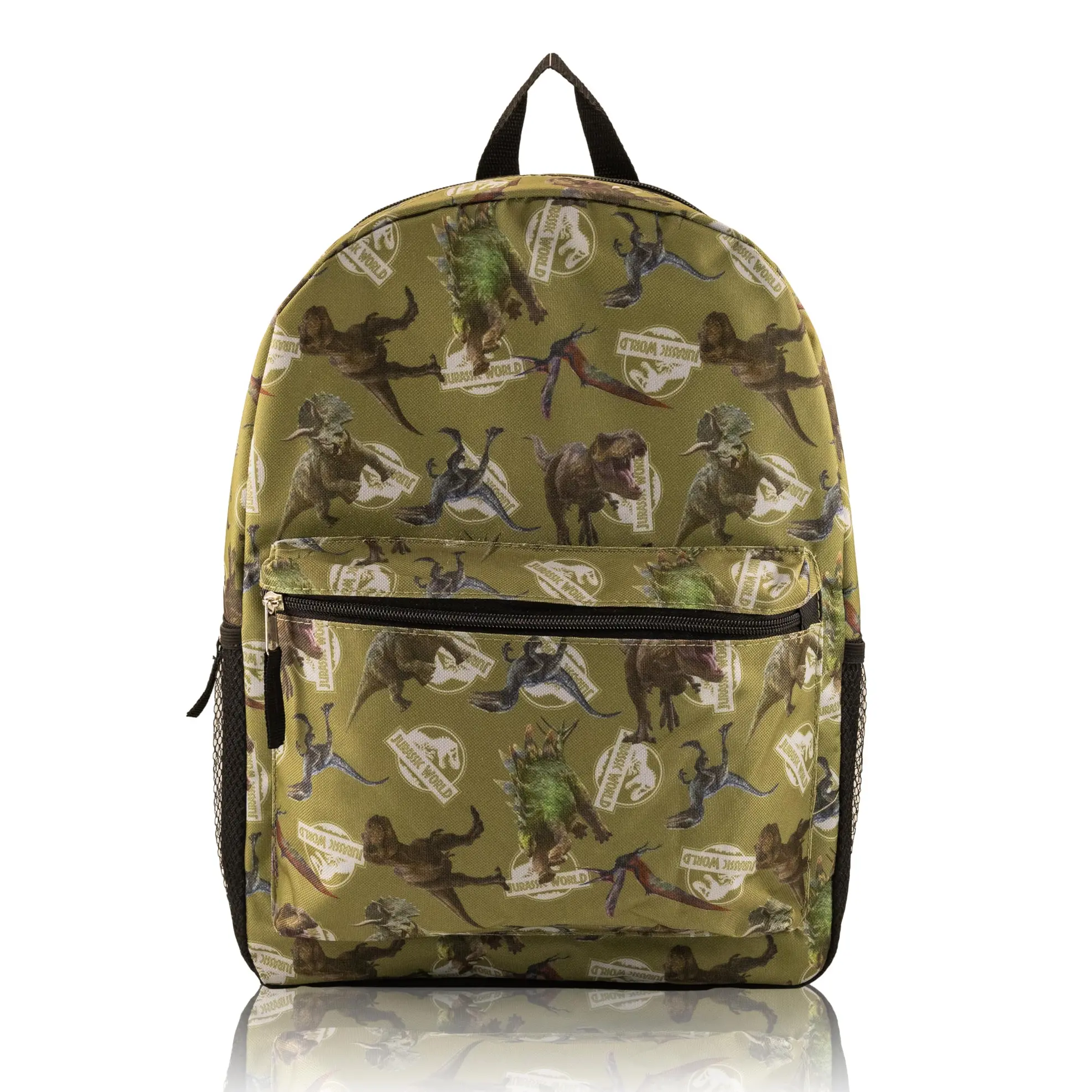 Fast Forward Jurassic World Backpack for Kids | Jurassic World Bookbag Featuring Dinosaur All-Over Print | Toddler Travel Bag, Lightweight Backpack for School | Ages 3+