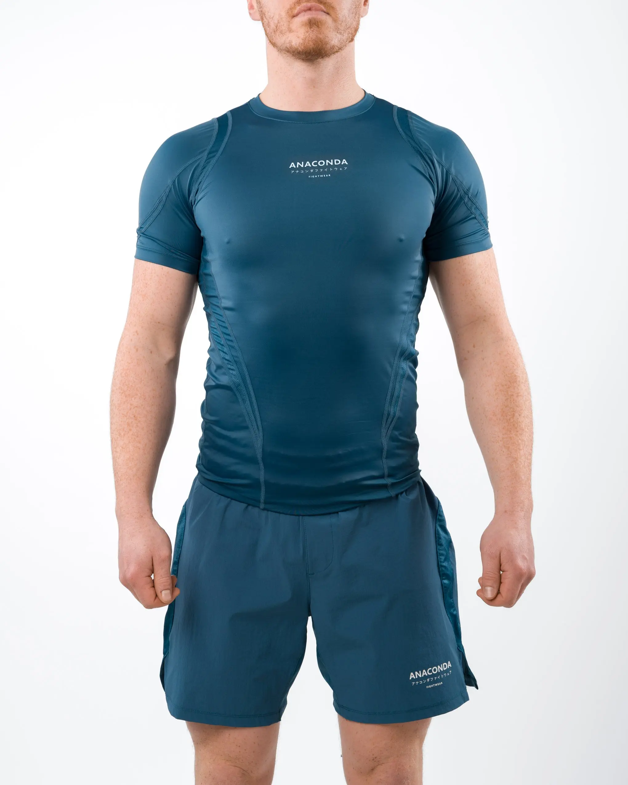 Anaconda X-Vent Short Sleeve Rashguard – Ventilated Compression Training Shirt | Blue