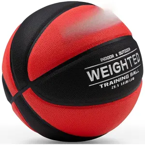 Weighted Basketball, 2.2/3/3.3LBS 28.5"/29.5" Trainer Heavy Basketballs Made of Composite, Indoor Outdoor  Ball for Improving Handling Dribbling Rebounding