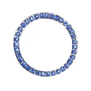 Crystal Car Keyhole Cover & Push Start Button Ring | Universal Ignition Switch Cover Sticker | Premium Dash Console Upgrades & Interior Glam Accessories for Vehicle Styling Car Interior Decor