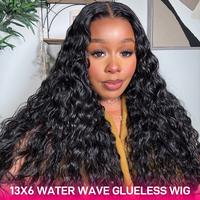 13x6 water wave glueless wig