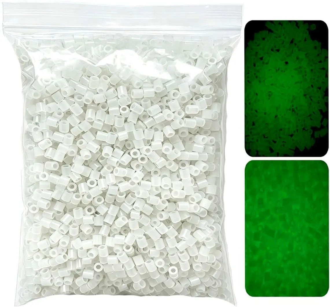 5MM 5500pcs Glow in Dark Plastic Craft Melting Iron Beads