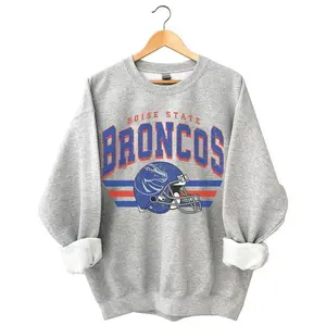 Vintage Boise State Broncos NCAA Football Sweatshirt, Shirt, Hoodie, Graphic University Of  Boise NCAA Football Team Shirt, Gift For Fans Sweatshirt, Hoodie, Comfort Colors