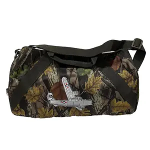 DB Cooper Custom Embroidered Duffle Bag - Vintage Aviation Jumper Style