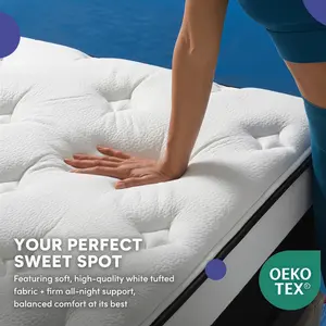 silent sleep，Queen size mattress,12,14 Inch Queen Mattress King, Twin, Full Mattress, Equipped with Individually Wrapped Pocket Springs in a . Medium Firmness, Lumbar Support,Edge Reinforcement,, Fiberglass-Free,Suitable for Homes and Hotels gift box