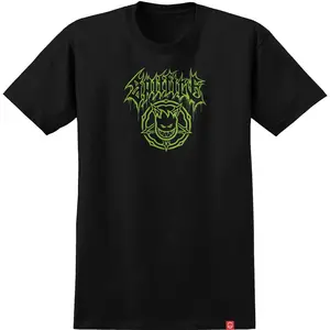Spitfire Wheels Shirt Basic Pentagram Drip Black/Green