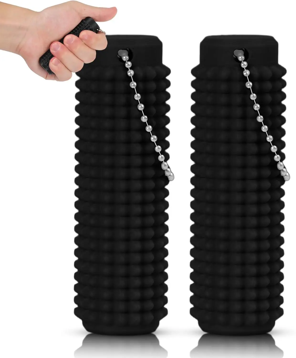 Little Ouchies Grippie Portable Stim Tool - Vibrant Colors, Firm Plastic Spikes | Anxiety & Stress Relief | Clip to Keys for On-the-Go Impulse Management keychain first  day  of  school  gift