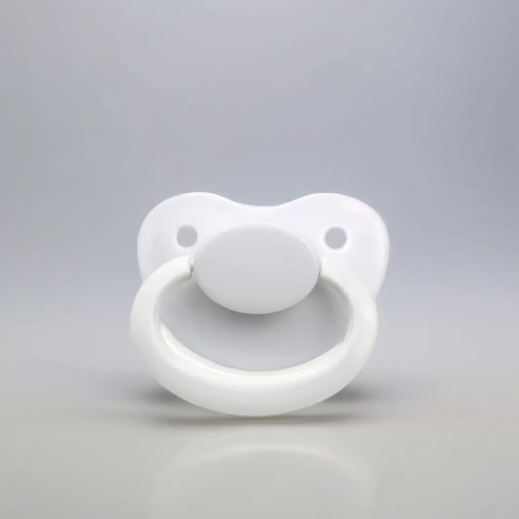 Classic Calm Adult Pacifier- White Classic Calm Adult Pacifier- White