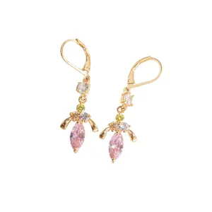 Cutesy Multicolored Gemstone Earrings