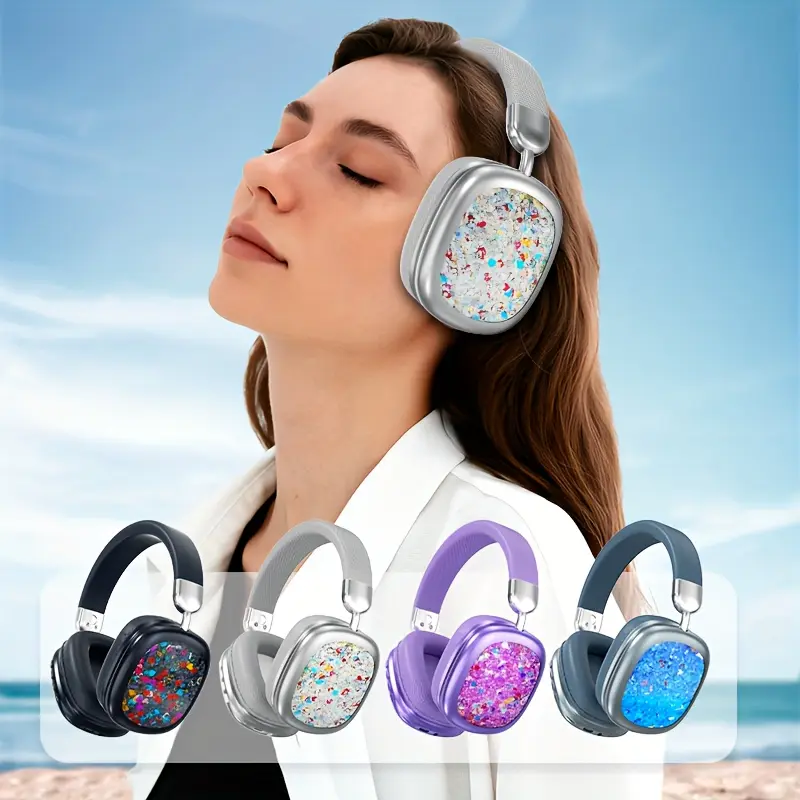 Wireless Bluetooth Headphones - USB-C Charging, High-Definition Audio, Sweat-Resistant Foam Ear Cups, Multi-Device Mobile Compatibility, Manufacturer Warranty, Ideal for Travel & Office, Computer Headset, Headpho