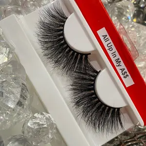 1 pair False Mink Strip Lashes