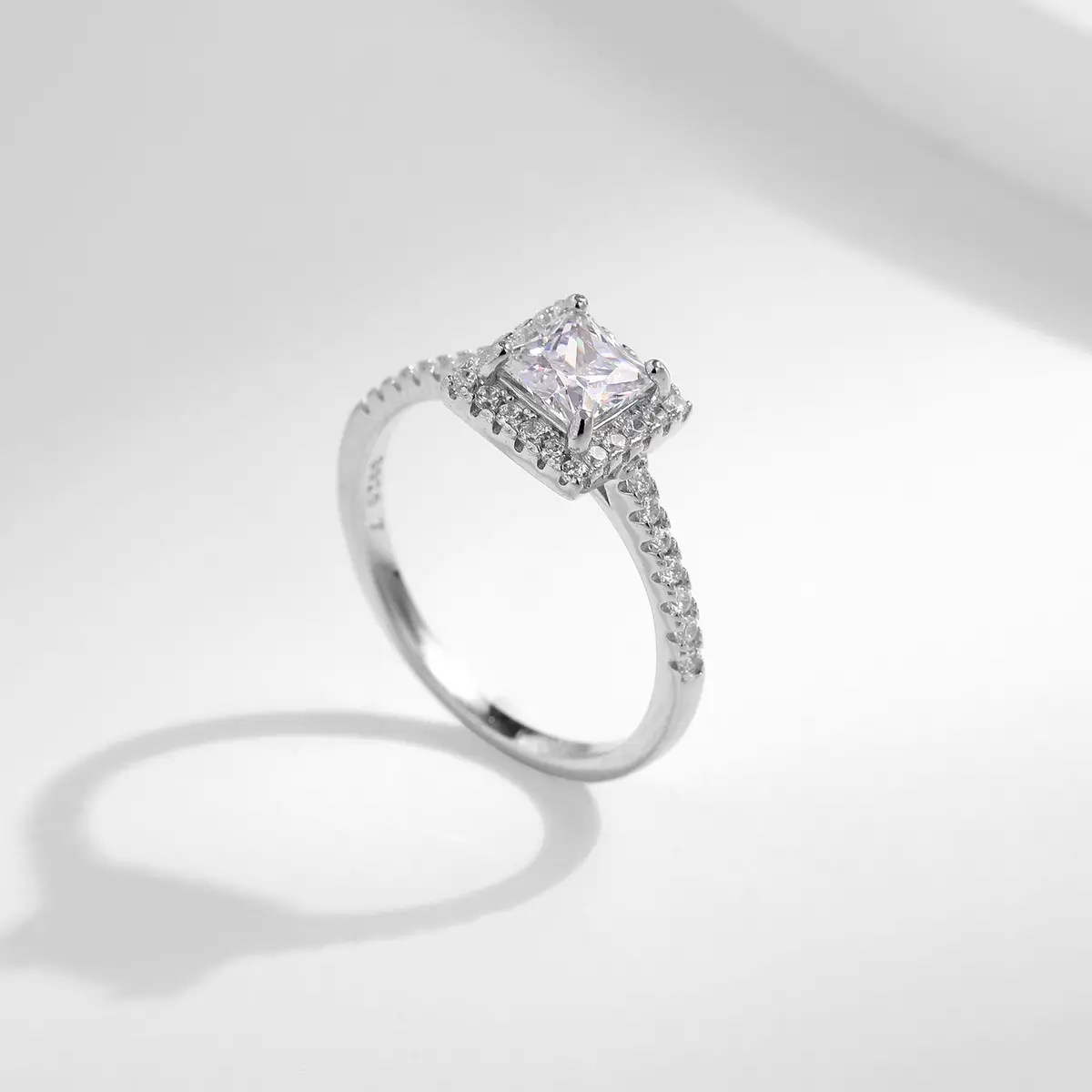 [#05]Twilight Gleam S925 sterling silver diamond ring daily fashion niche design decoration with fine jewelry, send girlfriend Christmas gifts, New Year's gift, marriage proposal engagement wedding anniversary gift, birthday  gift