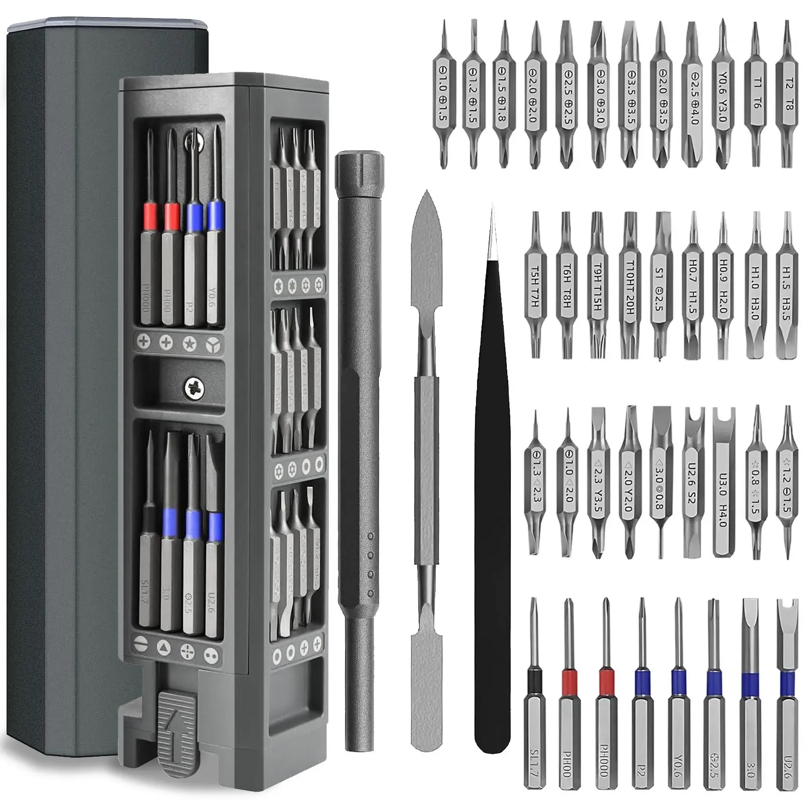 Magnetic Screwdriver Set, 71-in-1 Precision Screwdriver Set, Mini Repair Tool Kit for Glasses, Watch, Computer, Phone, Electronic Product, Multifuncti