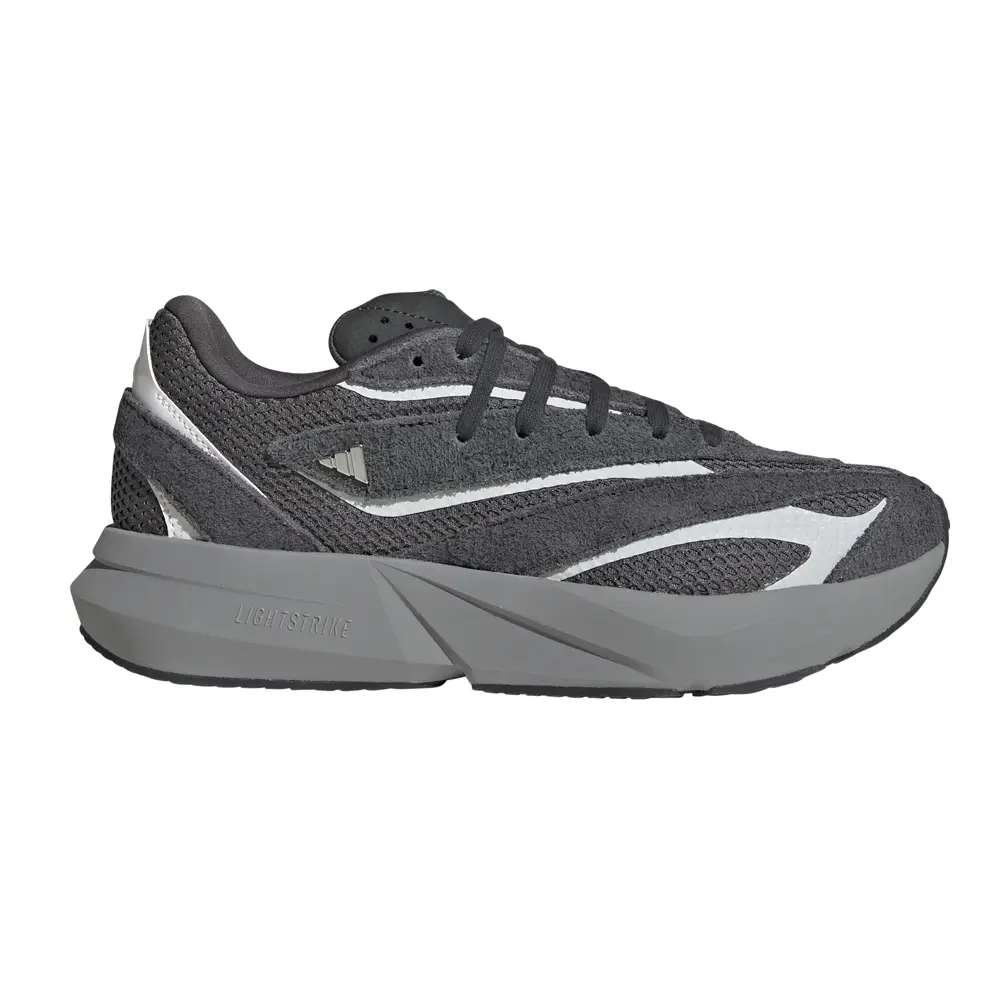 adidas Womens Lightblaze Lace Up Sneakers Shoes Casual - Grey