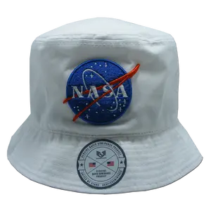 Rapid Dominance NAS12-MB-WHT-06 Meatball NASA Relaxed Bucket Hat, White - Small & Medium