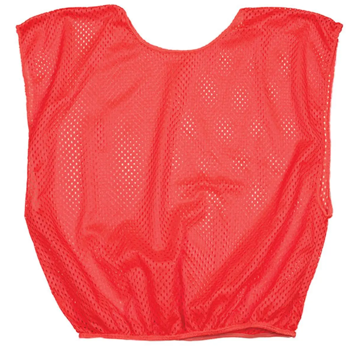 212 MAIN Youth Scrimmage Vest - Neon Orange, Youth Fit, Athletic Style Activewear, Nylon Mesh, Reinforced Neck, Elastic Bottom, Fitness Practice Sport Outfit