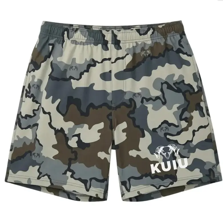 Kuiu Gila LS Vias Trunks Short Men, Camouflage Shorts for Men & Women, Comfortable and Stylish with Adjustable Waist, Perfect for Outdoor Activities & Casual Wear