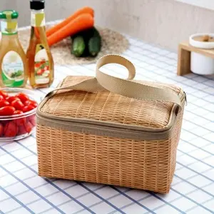 Outdoor picnic bag, storage bag, portable picnic basket, picnic basket