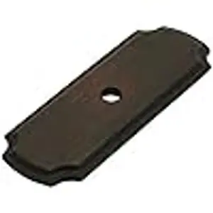 10 Pack B-112ORB Oil Rubbed Bronze Cabinet Hardware Knob Back Plate