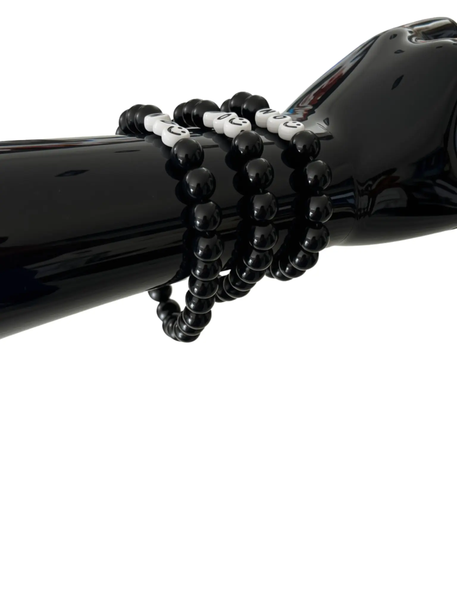 Unisex Natural Onyx Agate Affirmation Bracelets