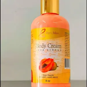 Byenblan Papaya Body Cream Extra Strong 8 oz Organic Hand Made 7 Days Results